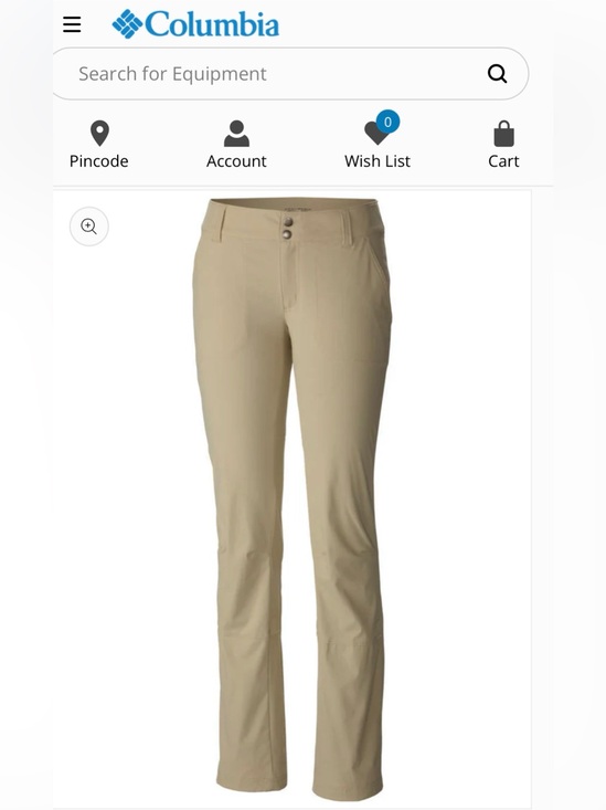 Columbia Pants - Women’s Columbia Active Fit Omni-Shield Convertible Tan Pant